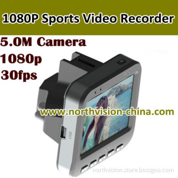 1920*1080 HD Car DVR with 5.0m Camera, 2 Inch LCD